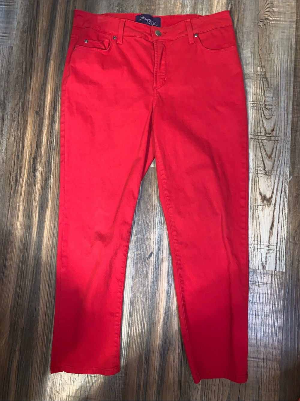 NYDJ Red Straight Leg Women’s Jeans